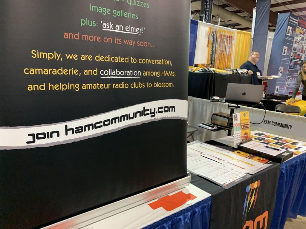 The Ham Community booth at Hamcation 2020