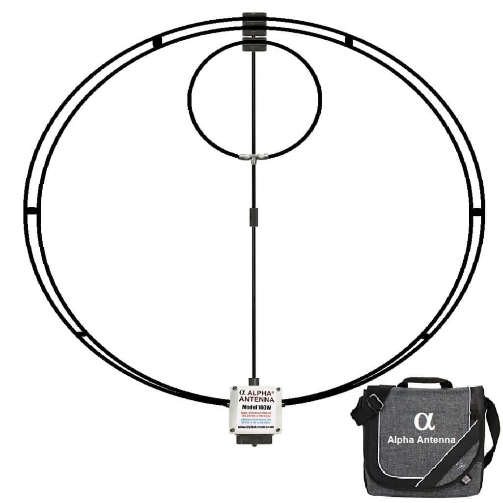 The Alpha Antenna 10 to 80M mag loop antenna